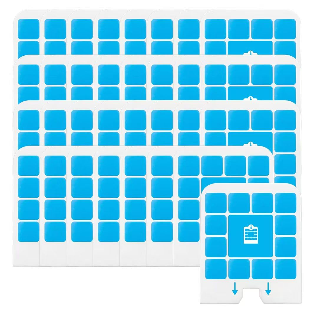 32 Pack SH502 Refill Glue Board Compatible with Sa-Fer-Home SH502 Dyna-Trap DT3005W, Sticky Cards for Model 23005-06, DT3005