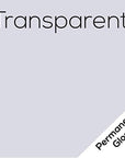 (10 Sheets)  651 Transparent Adhesive Craft Vinyl for Cricut, Silhouette, Cameo, Craft Cutters, Printers, and Decals - 12" X 12" - Gloss Finish - Outdoor and Permanent