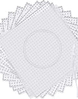 9Pcs 5Mm Large Square Fuse Beads Pegboards Plastic Beads Boards with Ironing Paper, Beads Tweezers for Kids Craft Beads
