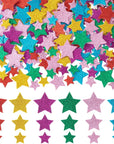 540Pcs Glitter Foam Star Stickers Self Adhesive Stars Wall Stickers for Scrapbooks Greeting Cards Home Birthday Party Graduation Decoration