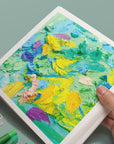 Oil Pastel Pad | 5.9 X 5.9 Inch(123 Lb/200G) | 50 Sheets Heavyweight Drawing Paper