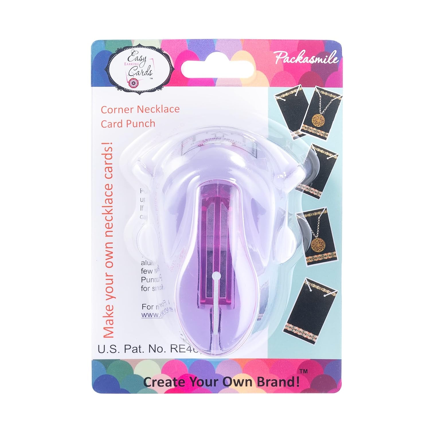 Corner Necklace Card Punch