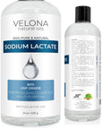 Sodium Lactate 60% - 8 Oz | USP Grade Natural Preservative | for Soap Making & Lotions | Harder Bar of Soap, Ph Regulator, Glycerin Substitute, Provides and Keep Moisture