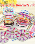 Embroidery Floss Rainbow Color 109 Skeins per Pack Cross Stitch Threads Friendship Bracelets Floss Crafts Floss with 3 Weaved Plate（105 Pcs Embroidery Floss +4 Metallic Embroidery Thread