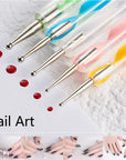 19PCS Mandala Dotting Tools Set with a Zipper Storage Bag for Painting Rocks,  Mandala Stencil Ball Stylus Paint Tray Set