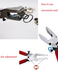 41 Sets Key Fob Hardware and Glass Running Pliers Tool, for Key Fob Hardware Install, Silver