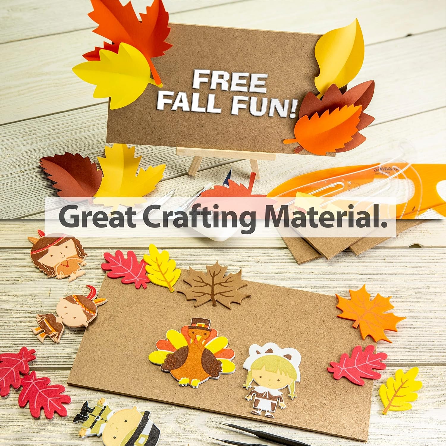 5”X9” MDF Board for Crafts, Medium Density Fiberboard, Board 1/8 Inch Thick, Hardwood Board 20PK (83154),Brown