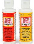 Mod Podge Decoupage Starter Kit, Gloss and Matte Medium with 3 Pixiss Foam Brushes, Waterproof for Puzzles, Wood and More
