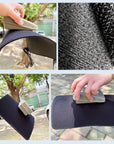 Sewing Machine Foot Pedal Non Slip Pad, with 3 Panda Embroidery, Sewing Machine Pedal Mat, Extra Large and Thicker Make Sure It Stays in Place