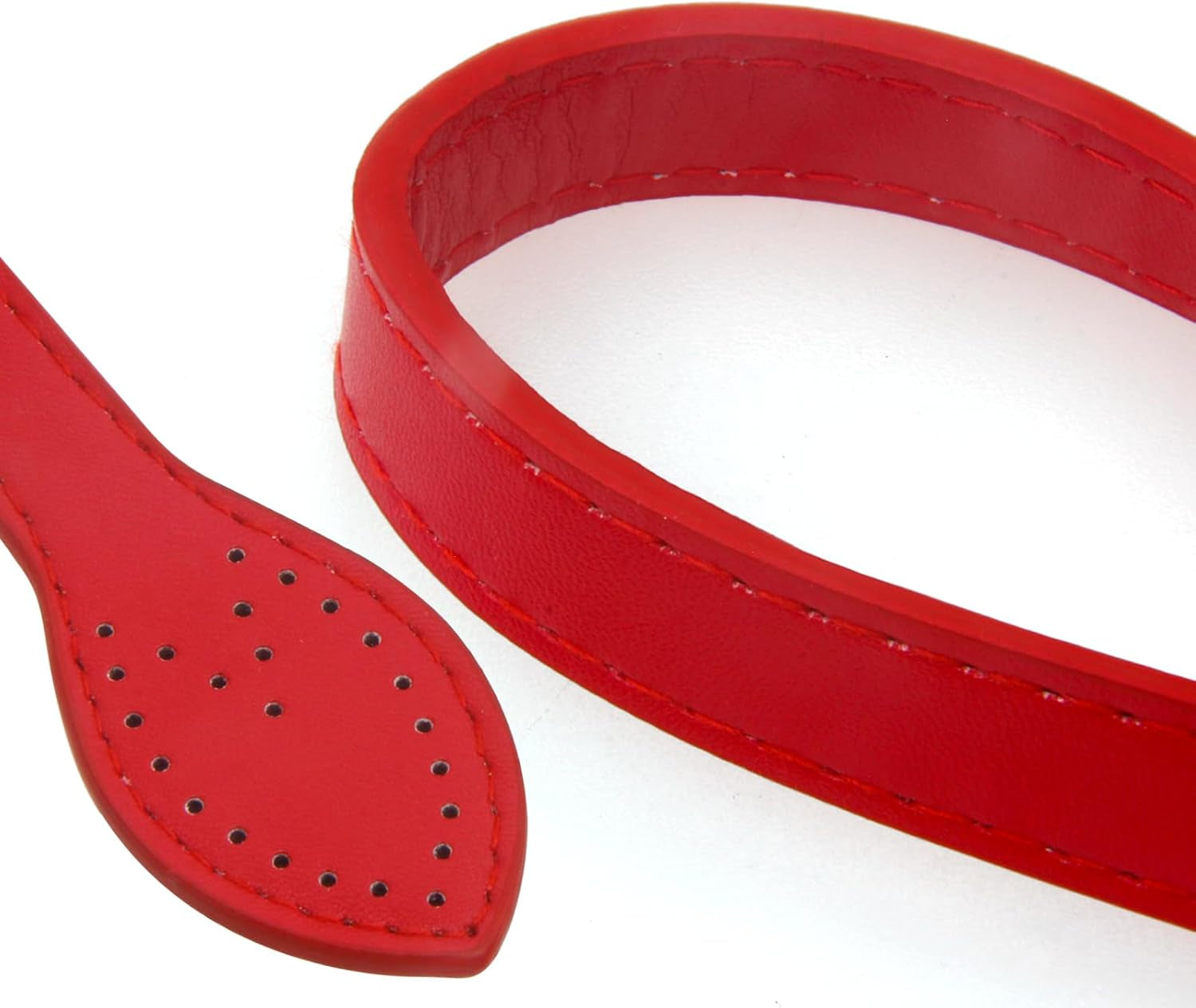 12PCS Bag Handles for Bag Making,23.4" PU Leather Straps for Handbag,Purse Handles for Crochet Bags 6 Colors