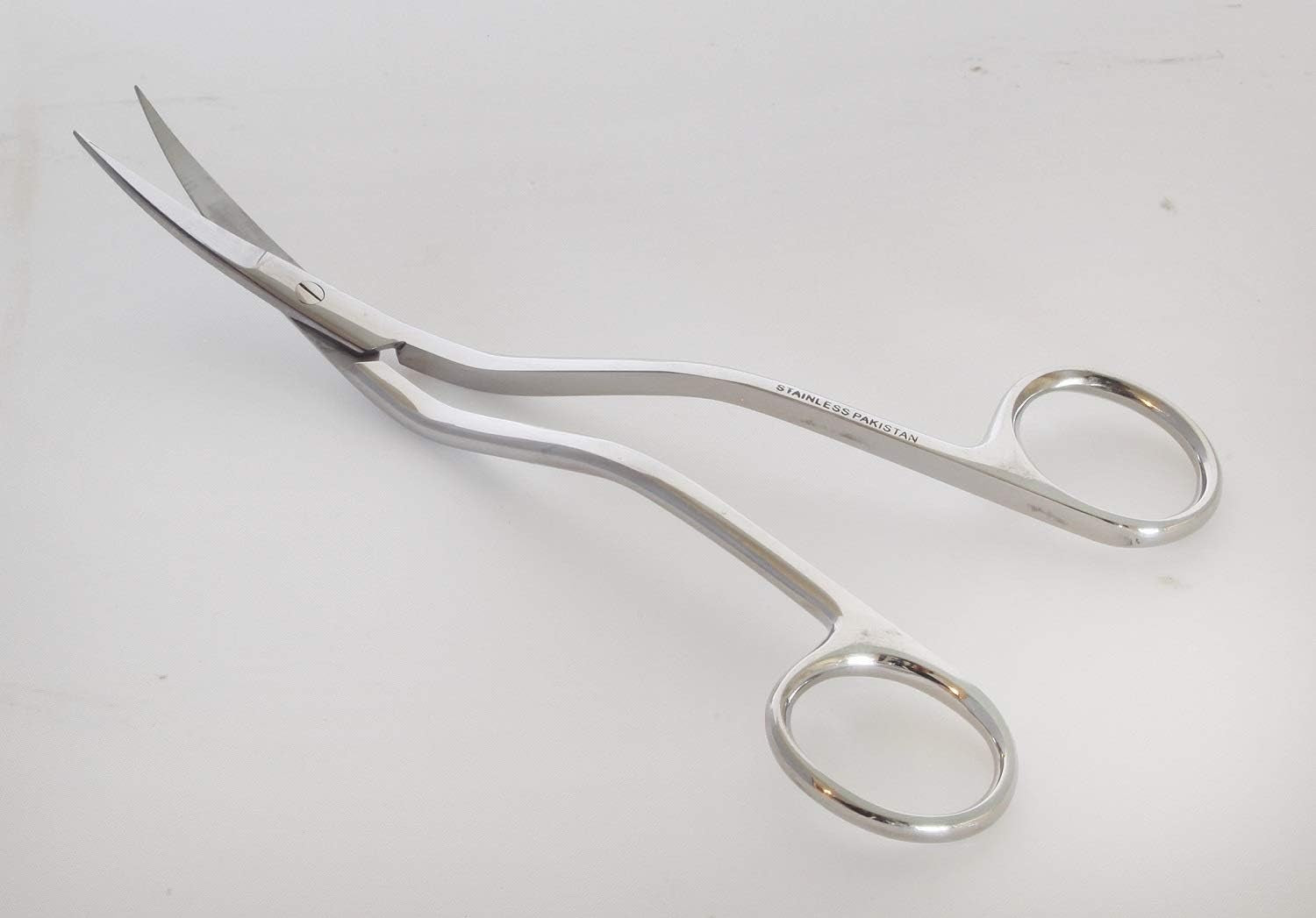6 Inch Bent Handle Curved Embroidery Scissors---Perfect for Machine Embroidery