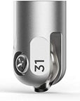 Wavy Replacement Blade, Stainless Steel Rotary Blade, 2 Mm Length / 0.8 Mm Height, Cuts Vinyl, Iron-On, Paper, Fabric & More, Compatible with  Maker Cutting Machine, Silver