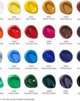 Acrylic Paint Set of 24 Tubes (0.74 Oz, 22 Ml) Non Toxic Acrylic Artist Paints, Heavy Body Acrylic Paint Art Supplies for Canvas Painting