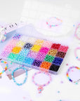 Pearl Beads for Bracelets Making 28 Colors Pearl Beads, 1680Pcs Multicolor Pearl Beads for Necklaces Earrings Making, round Pearl Beads Kit DIY Crafts for Girls Kids Adults