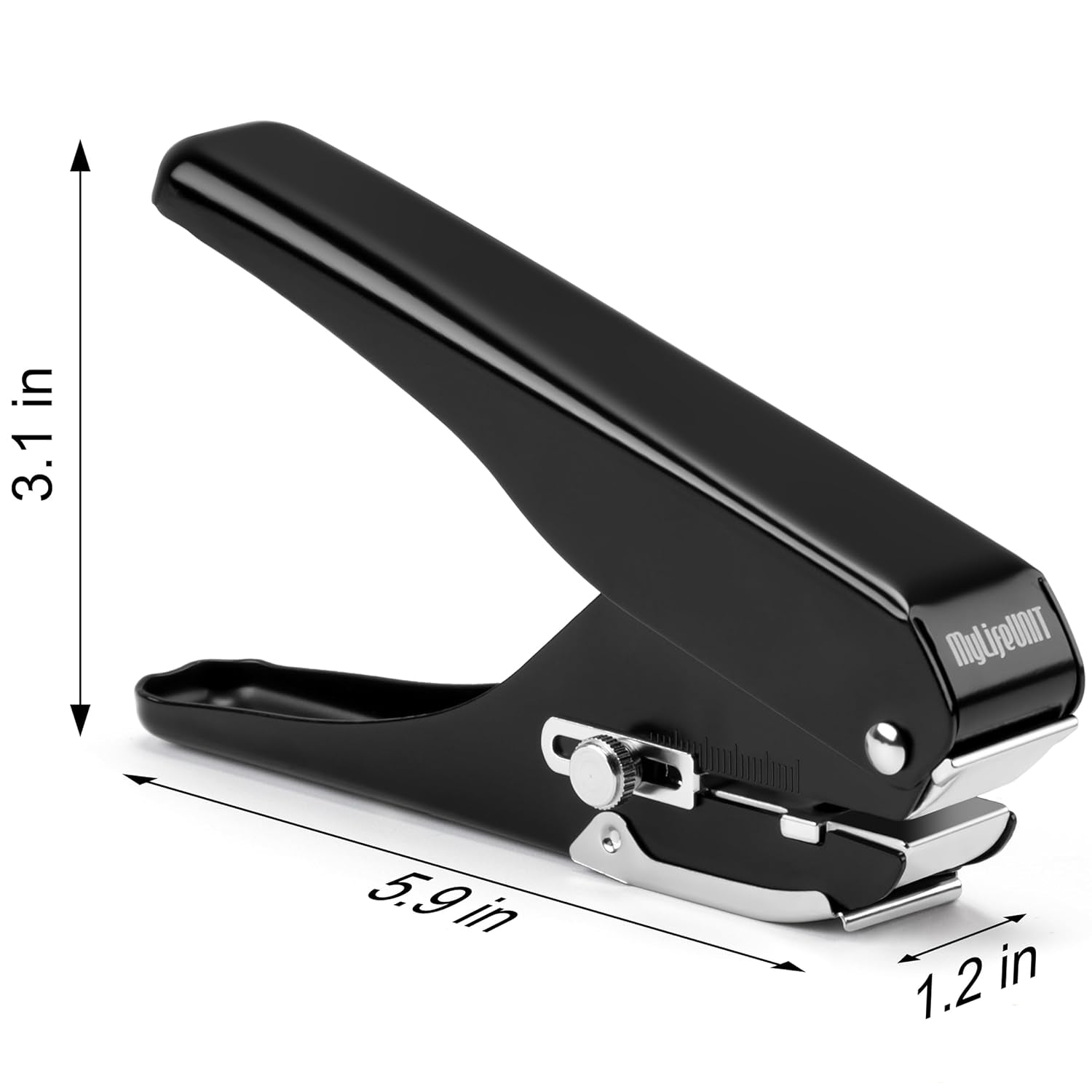Slot Puncher, Badge Hole Punch for Id Card, PVC Slot and Paper, Heavy-Duty Hole Punch for Pro Use
