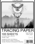 Tracing Paper for Drawing 9”X12" - 100 Sheets of Tracing Paper Pad, 50Gsm Artistic Tracing Paper for Kids, Transparent Paper for Trace Images, Sketch, Drawing by