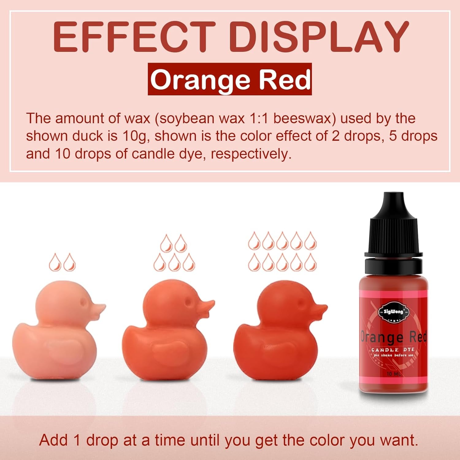 Candle Dye - 24 Colors Liquid Candle Making Dye for DIY Candle Making Supplies Kit, Food Grade Ingredients Oil-Based Candle Coloring for Soy Wax Dyes, Beeswax, Gel Wax, Paraffin Wax - Each 0.35Oz/10Ml