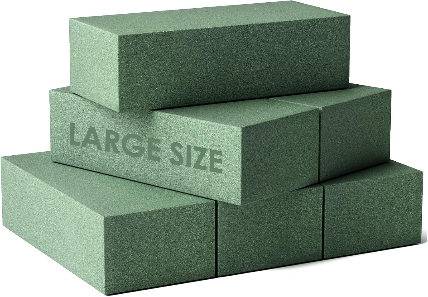 Floral Foam Blocks, Flower Foam 3 Pack, 7.5 * 3.4 * 2.2In Green Foam for Flower Arrangement Dry &amp; Wet Floral Foam for Fresh Flowers Artificial for Diys, Arts, Crafts &amp; Weddings