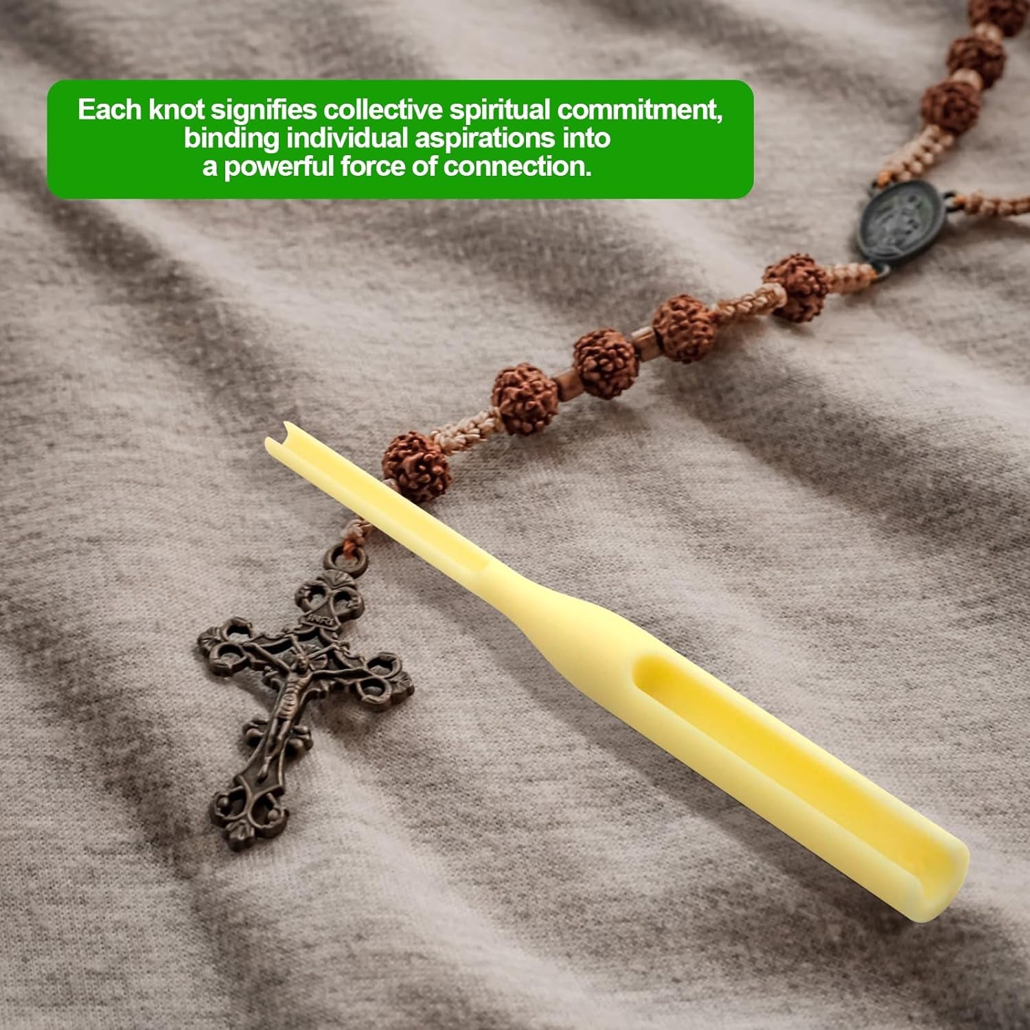 Rosary Cord Knotting Tool, Rosary Making Supplies, Rosary Making Kit, Cord Knot Tying Tool for Beads for Rosary Making