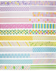 24 Rolls Washi Tape Set Basic Skinny Masking Decorative Tapes for Arts, DIY Crafts, Journals, Planners, Scrapbooking, Wrapping (Mini Graphics)