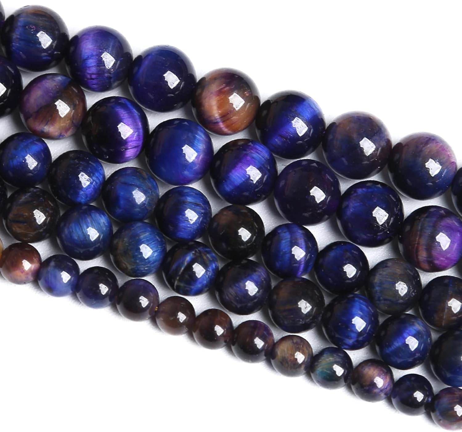 6MM 60PCS Natural Stone Black Labradorite Beads for Jewelry Making DIY Bracelet