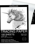 Tracing Paper for Drawing 9”X12" - 100 Sheets of Tracing Paper Pad, 50Gsm Artistic Tracing Paper for Kids, Transparent Paper for Trace Images, Sketch, Drawing by
