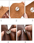 Magnetic Button Clasps Snaps Fastener Clasps for Sewing, Craft, Purses, Bags, Clothes, Leather 40 Sets(18Mm-4 Colors)