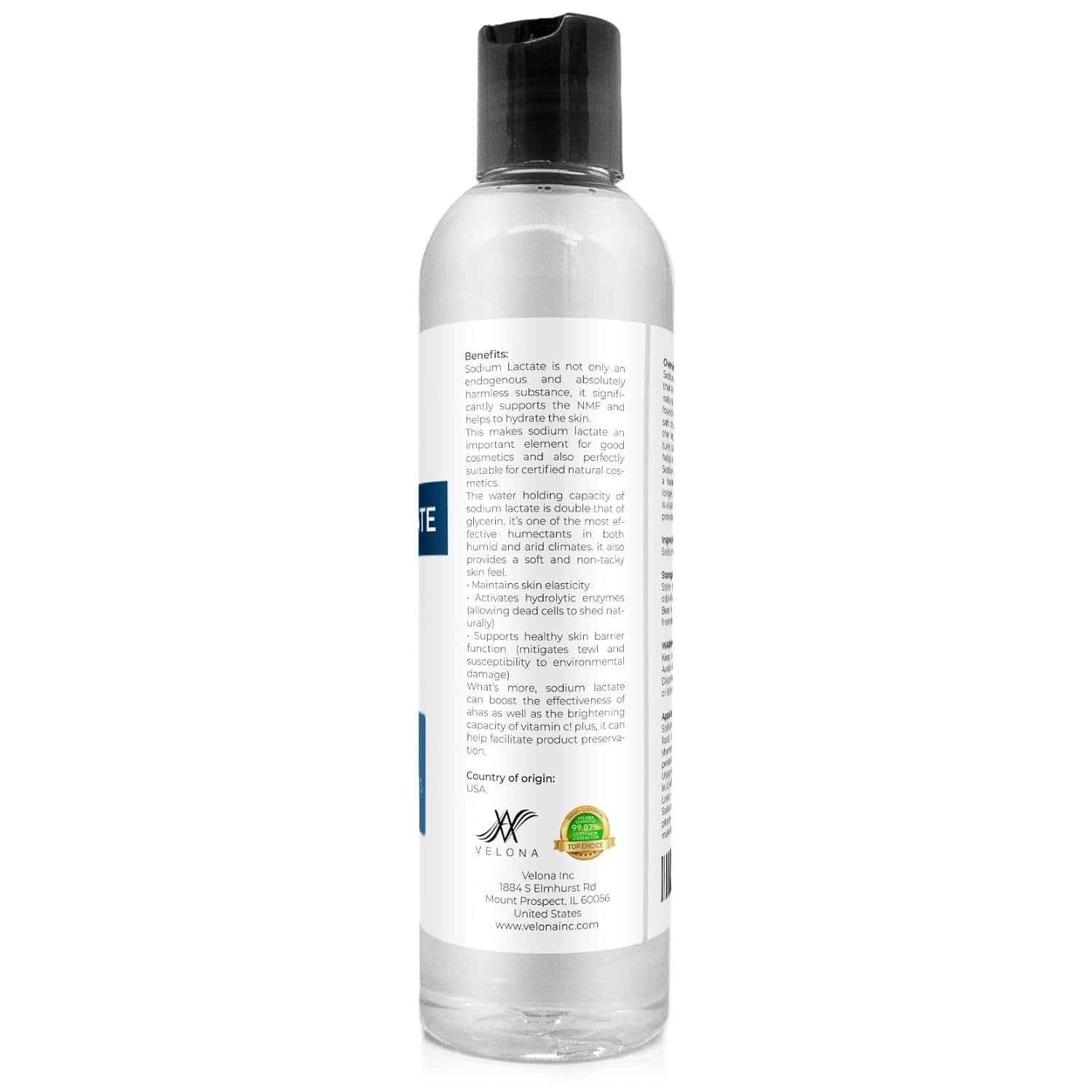 Sodium Lactate 60% - 8 Oz | USP Grade Natural Preservative | for Soap Making &amp; Lotions | Harder Bar of Soap, Ph Regulator, Glycerin Substitute, Provides and Keep Moisture
