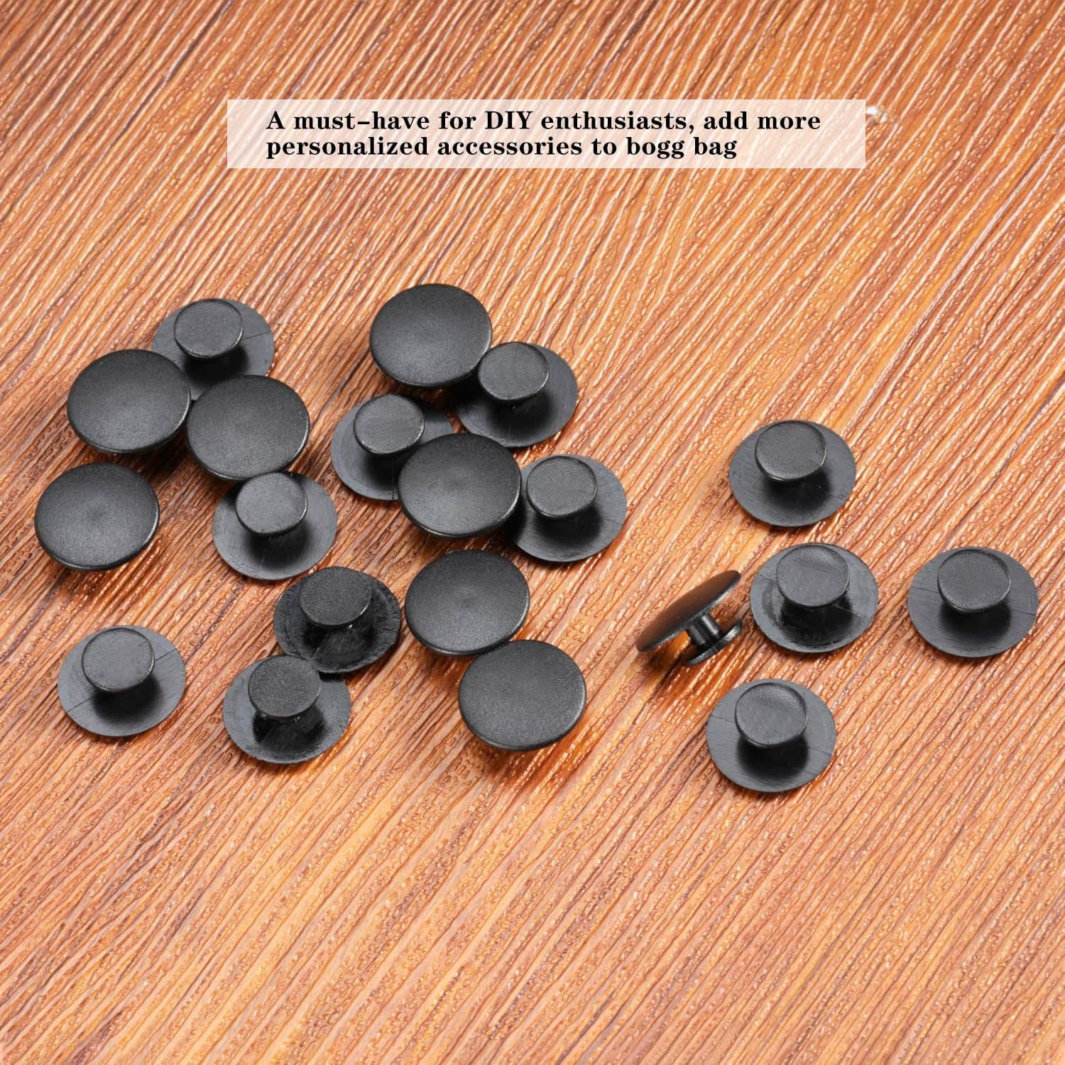 Blank Bit Accessory for Bogg Bags,20 Pcs Insert Charm Rivets,Button Accessories Charm Diy Ornaments for Bogg Bags