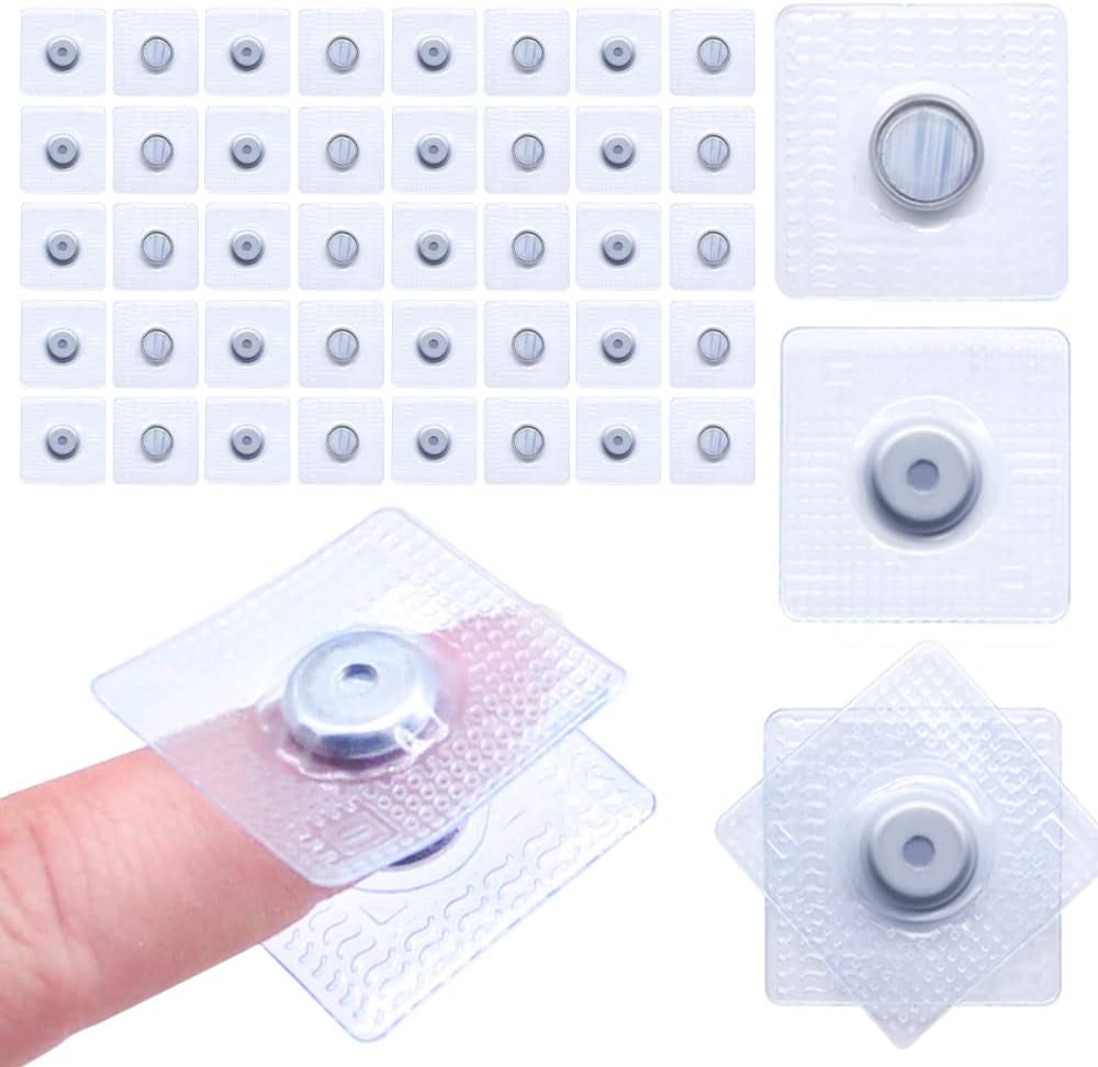 Hidden Sew Magnetic Snap Invisible Hidden Sew in PVC Hidden Purse Closure for Fastener Handbag Cloth Clasp DIY Craft Sewing Tools