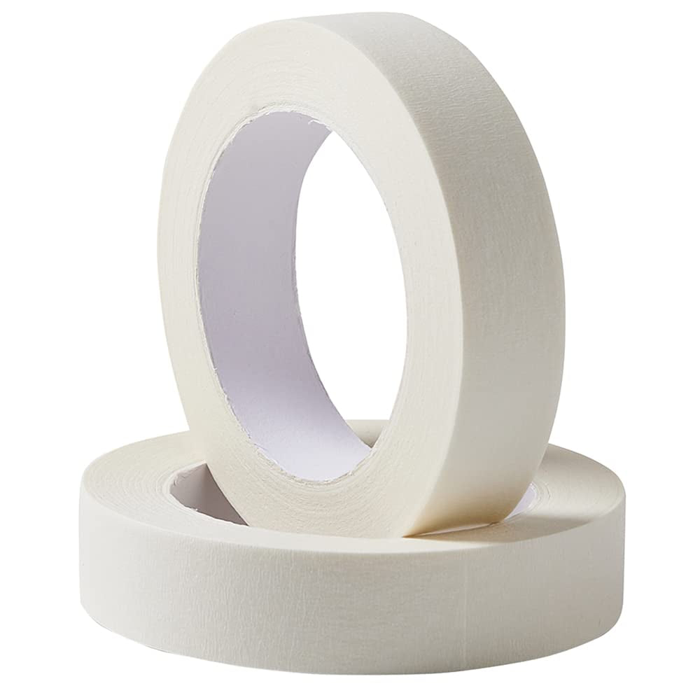 Artist Tape - White Masking Artists Tape 1 in X 55 Yd, Removable Paper Masking Tape for Drafting Art Watercolor Painting, Canvas Framing …(2, White