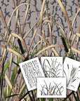 ® 11"X14" 4 Piece Camo Stencil Kit Duck Boat Camo Grass Bark Cat Tail Marsh Airbrush Reusable Spray Paint GK4