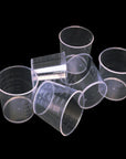 60 Pcs Plastic Graduated Cups, 30Ml/1Oz Clear Scale Cups with 50 Pcs Wooden Stirring Sticks for Epoxy, Resin, Stain, Mixing Paint