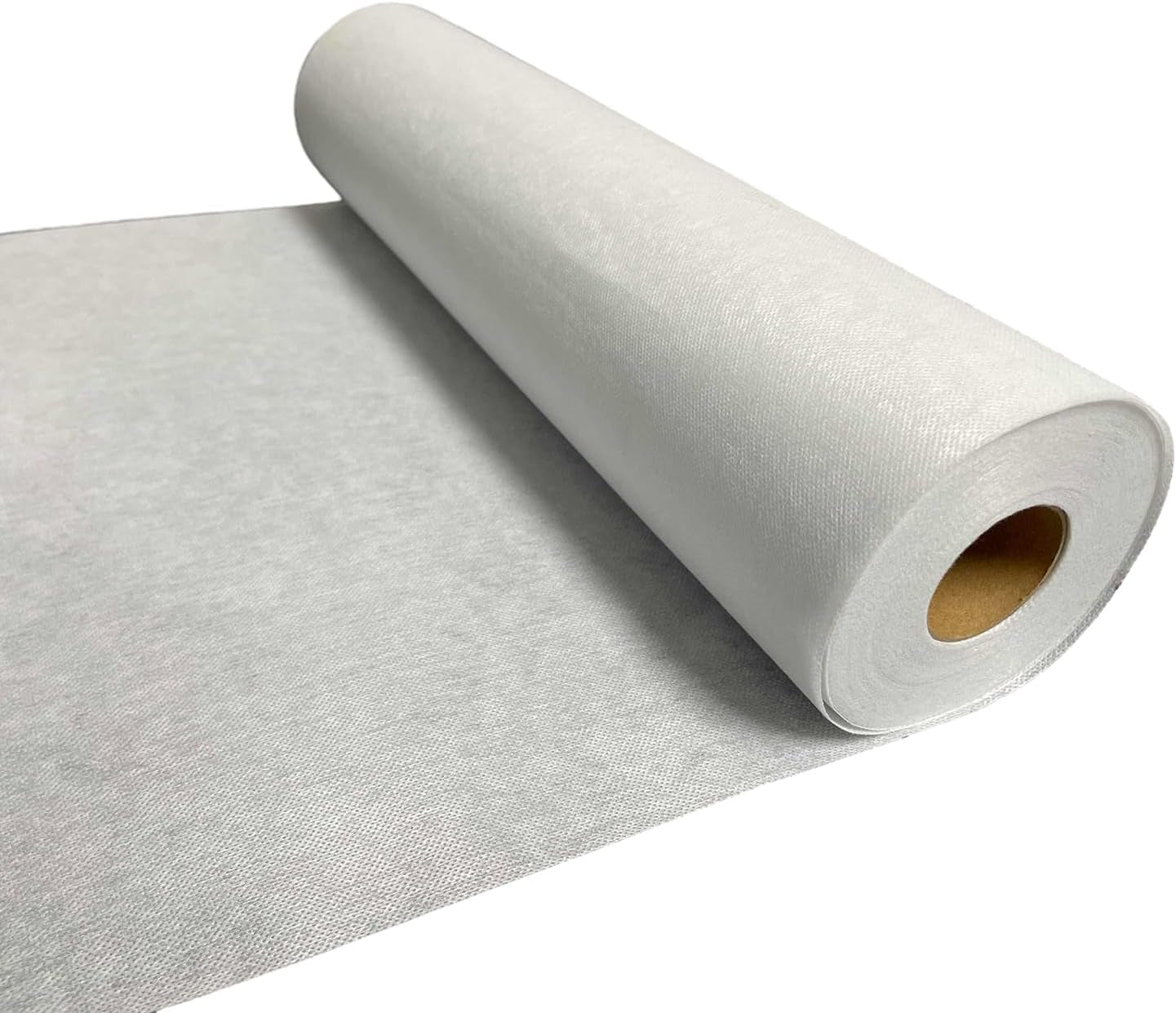 Medium Weight White Iron-On Non-Woven Fusible Interfacing: 16.5&quot; X 30Yd Medium Weight Non-Woven Interfacing Iron on Polyester Single-Sided Interfacing for DIY Crafts Supplies