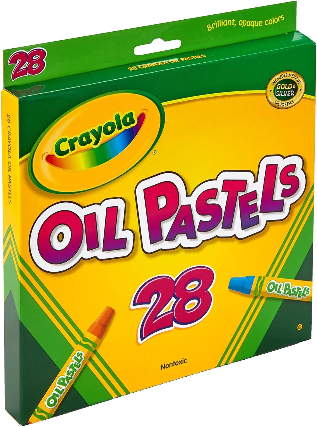 Oil Pastels, School Supplies, Kids Indoor Activities at Home, 28 Assorted Colors