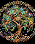 DIY 5D Diamond Painting Kits for Adults Diamond Art Tree of Life Diamond Painting Full Drill Crystal Rhinestone Embroidery Craft Kits for Home Wall Decor Gifts, 12X12Inch