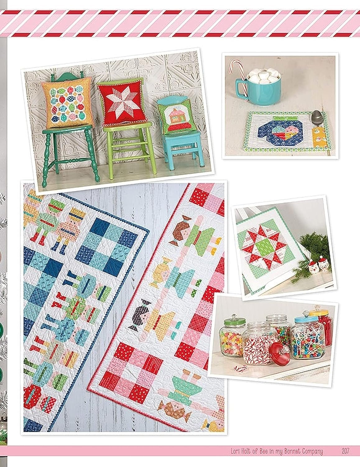 Vintage Christ Mas Quilt Book by Lori Holt of Bee in My Bonnet, 11 X 9 X 1