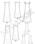 Sewing Pattern 6347 Misses Dresses, Size a (10-12-14-16-18-20-22)