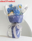 Artificial Knitting Flowers Bouquet