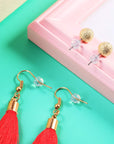 100 Pieces Clear Earring Backs Hamburger Shaped Earring Safety Backs Secure Locking Earring Backs Silicone Earring Backs Stopper for Jewelry Accessories Supplies, 2 Sizes