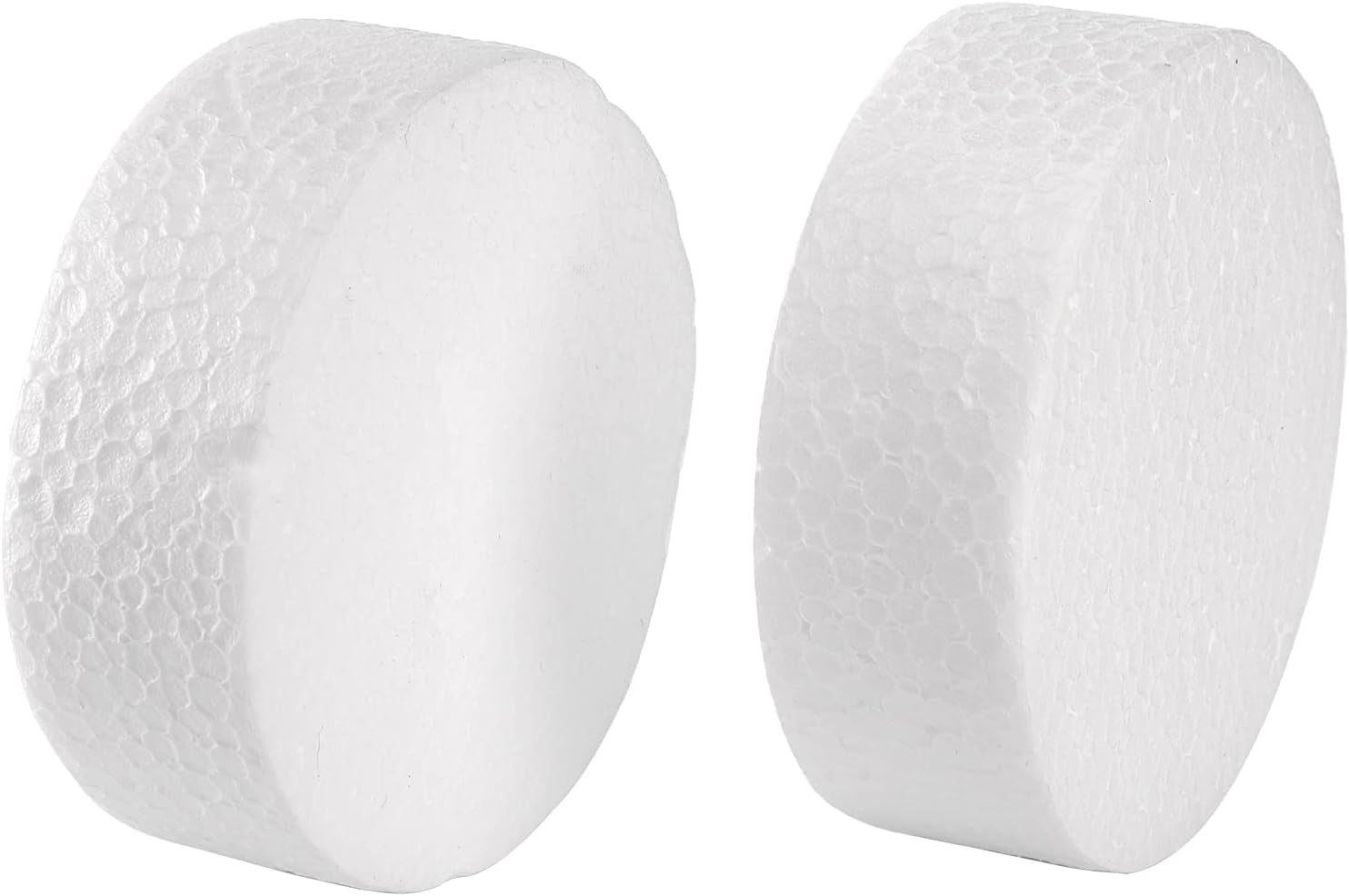 48 Pack Foam Circles for Crafts, 3 Inch Polystyrene Foam Discs, round Craft Foam for DIY Arts, Sculpture, Modeling, Kids Class, Floral Arrangement