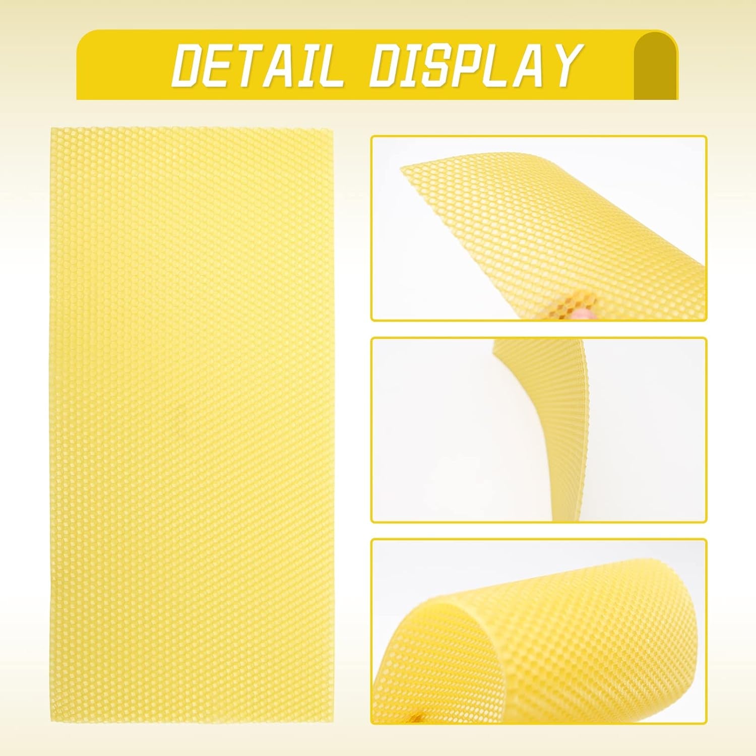 30Pcs Beeswax Sheets Beehive Wax Foundation Sheets Natural Beeswax Honeycomb Sheets for Beekeeping Candle Making