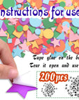 1500Pcs Foam Stickers Foam Shapes Stickers for Kids,10 Colors Self Adhesive Craft Supplies Geometric Stickers with Googly Eyes for Preschool Craft DIY Program (Circle, Square, Triangle, Star)