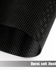 6Pcs Plastic Mesh Canvas Sheets, 10 CT Plastic Mesh Canvas Sheets for Embroidery Making, Cross Stitch Plastic Aida Mesh Screen for Crafts DIY Crochet Projects (13X10Inch, Black)