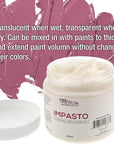 Impasto Clear Gel Acrylic Medium, 500Ml Tub
