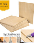 Basswood Sheets 1/8" - 3Mm Plywood Sheets, 12 X 12 Inch Basswood Unfinished for Crafts, Laser Cutting, Engraving, DIY Arts, Drawing(20 Pack)