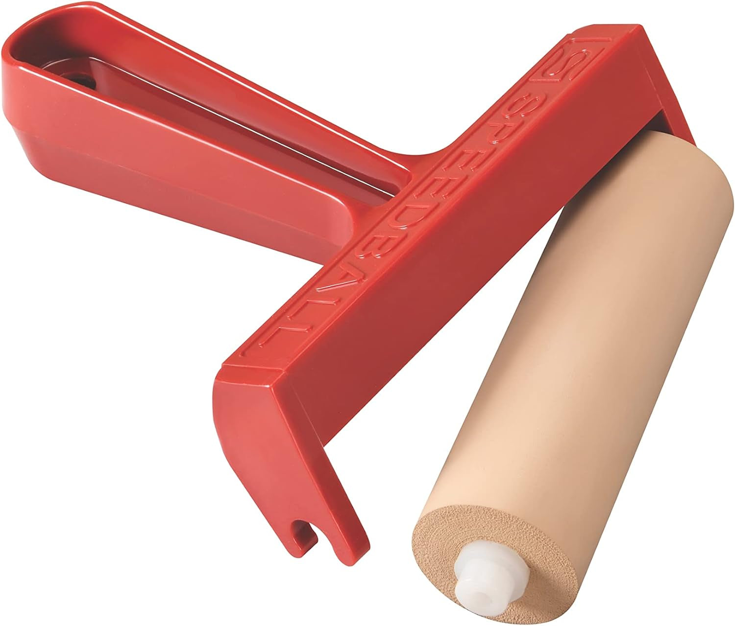 Pop-In Soft Rubber Brayer, 4-Inch for Block and Relief Printing