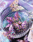 Butterfly Stickers Set (120 Pieces with 6 Themes)-Gorgeous Crystals Holographic Transparent Resin Waterproof Sticker Decals for Scrapbook Supplies Junk Bullet Journals Laptop Crafts Decor