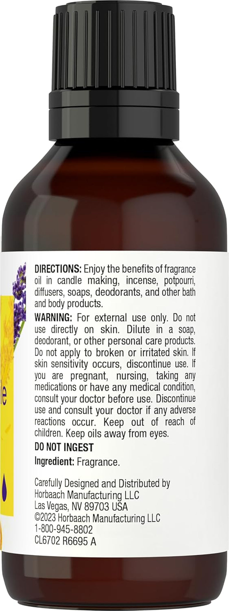 Lavender Chamomile Fragrance Oil | 1 Fl Oz (30Ml) | Premium Grade | for Diffusers, Candle and Soap Making, DIY Projects & More