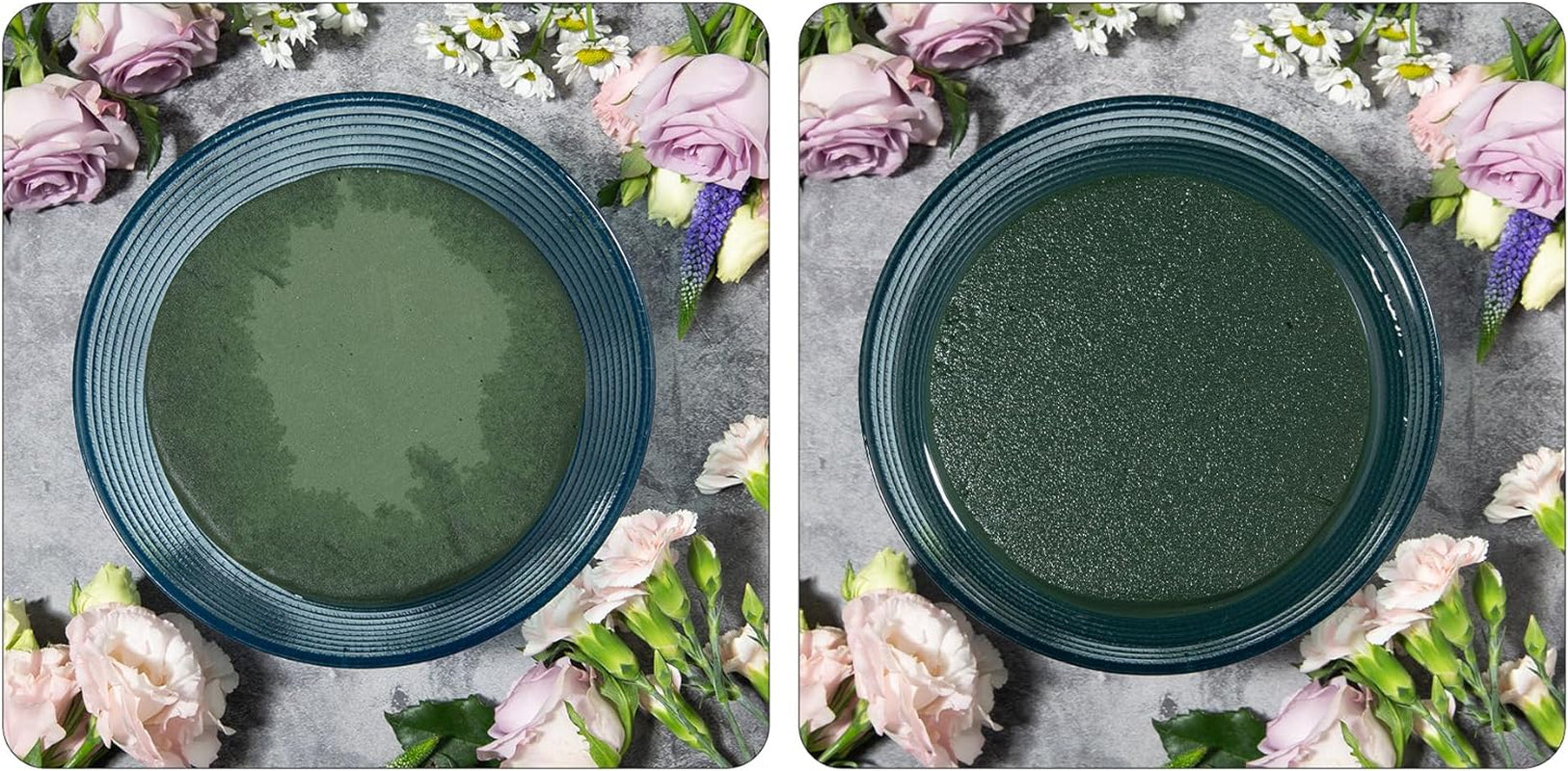 6X3X2.5 Inch Wet Floral Foam Blocks Rectangle Small Size Foam Bricks for Fresh Artificial Flower Arrangements Wedding Centerpiece Party Home Decoration Pack of 6 Green